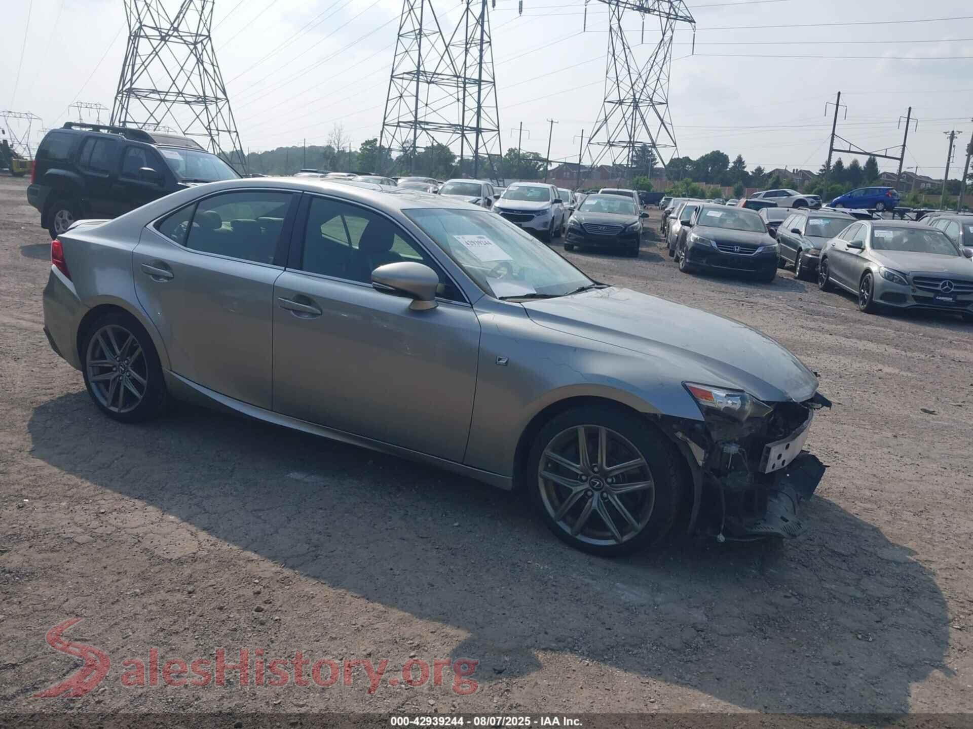 2016 LEXUS IS 350 — VIN JTHCE1D28G5012375