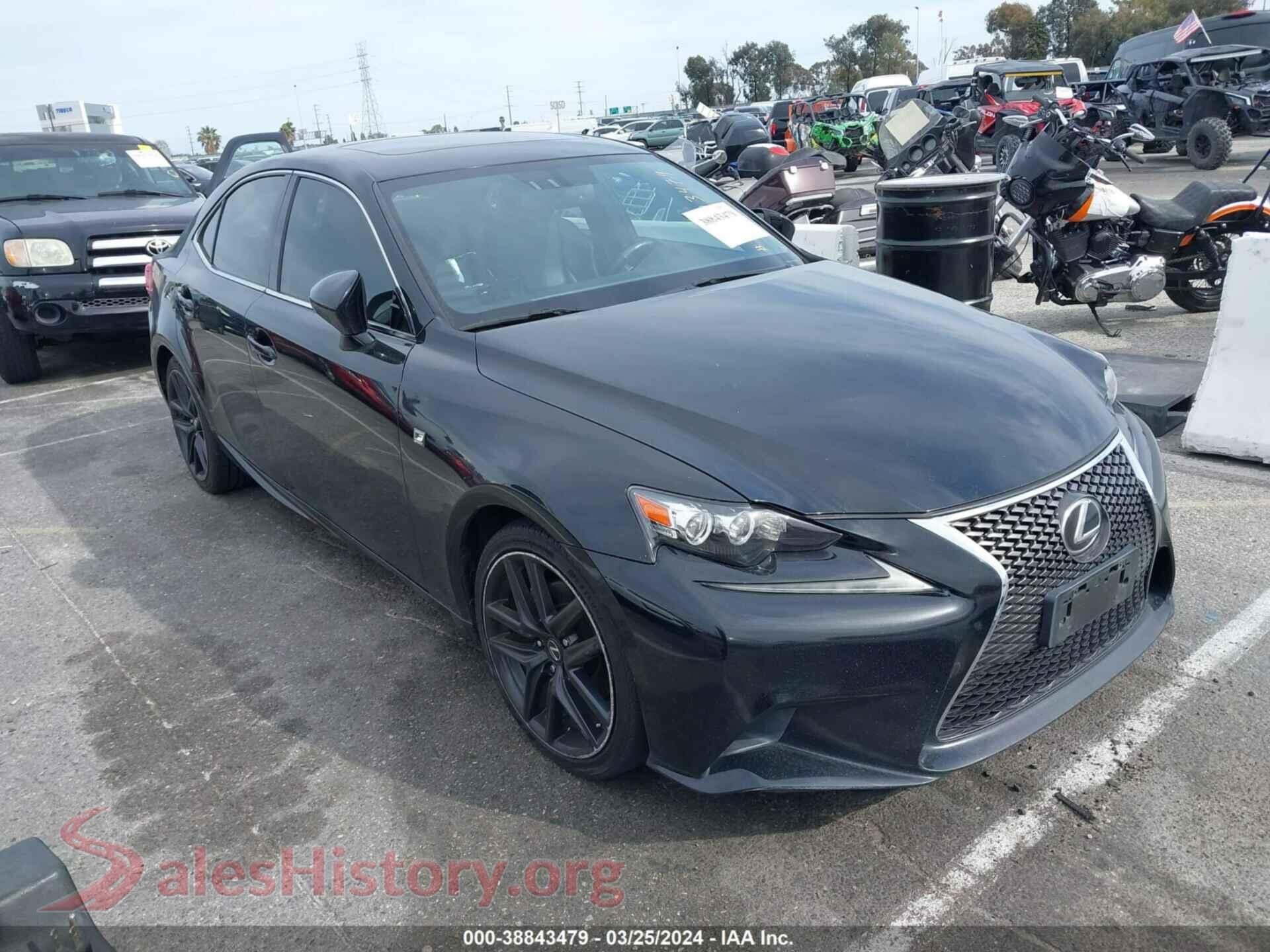 2014 LEXUS IS 250 — VIN JTHCF1D24E5015638