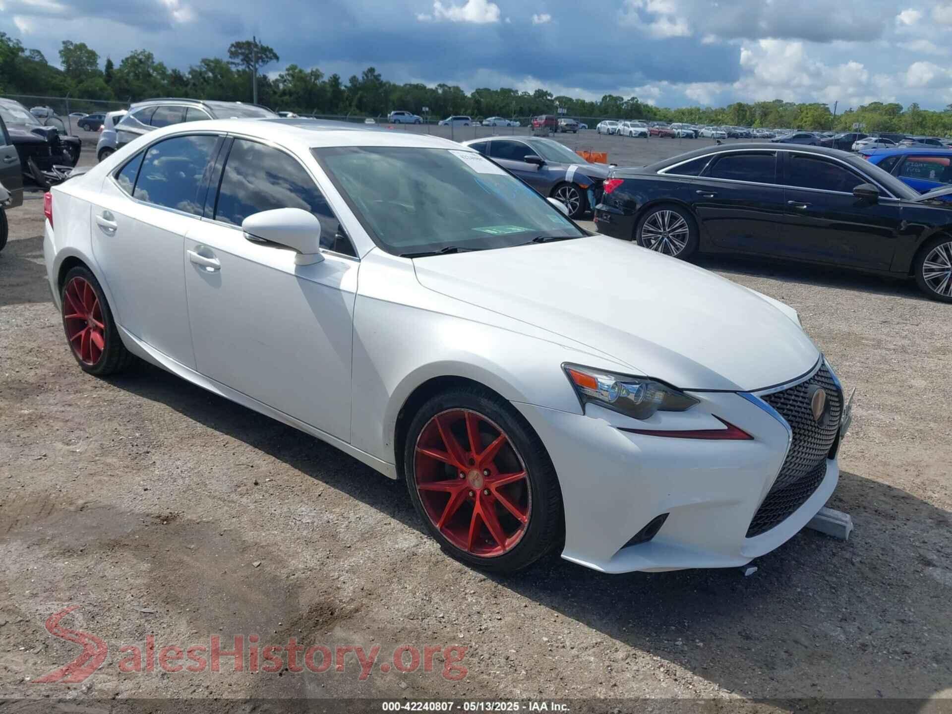 2015 LEXUS IS 250 — VIN JTHCF1D28F5027728