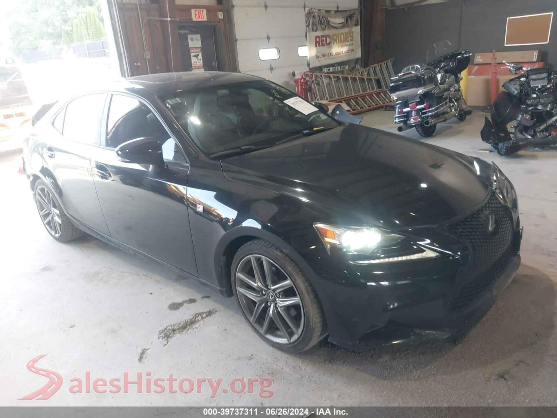 2014 LEXUS IS 250 — VIN JTHCF1D2XE5012372