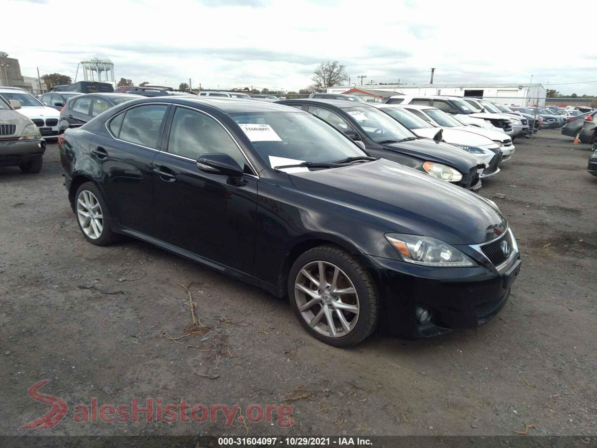 2012 LEXUS IS 250 — VIN JTHCF5C20C5060405
