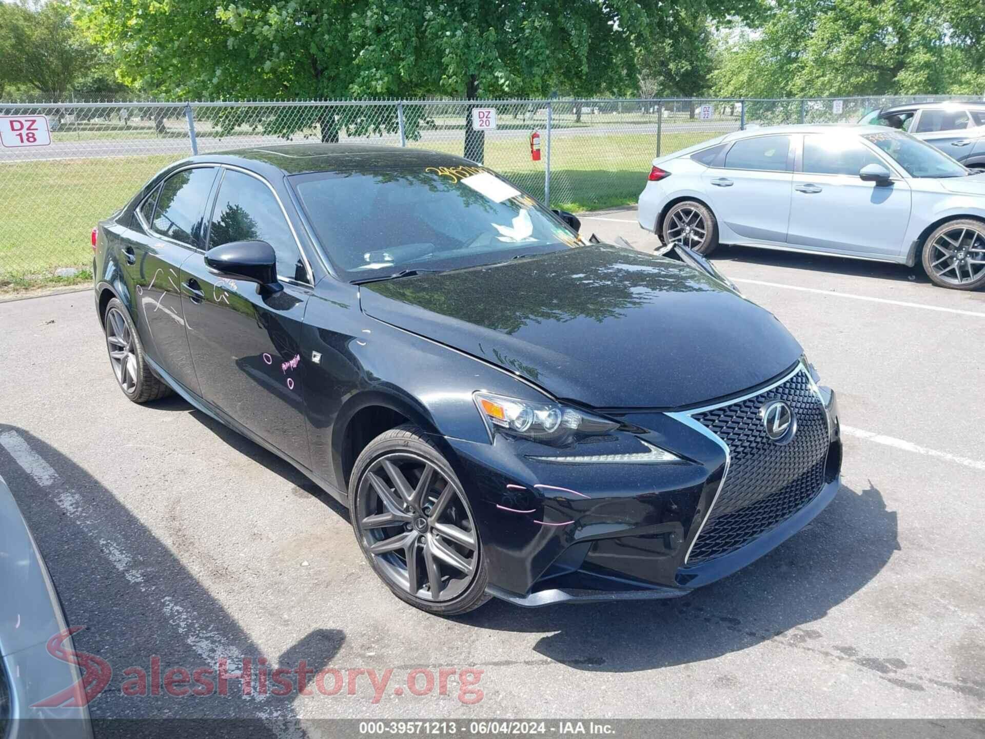 2016 LEXUS IS 300 — VIN JTHCM1D21G5011460