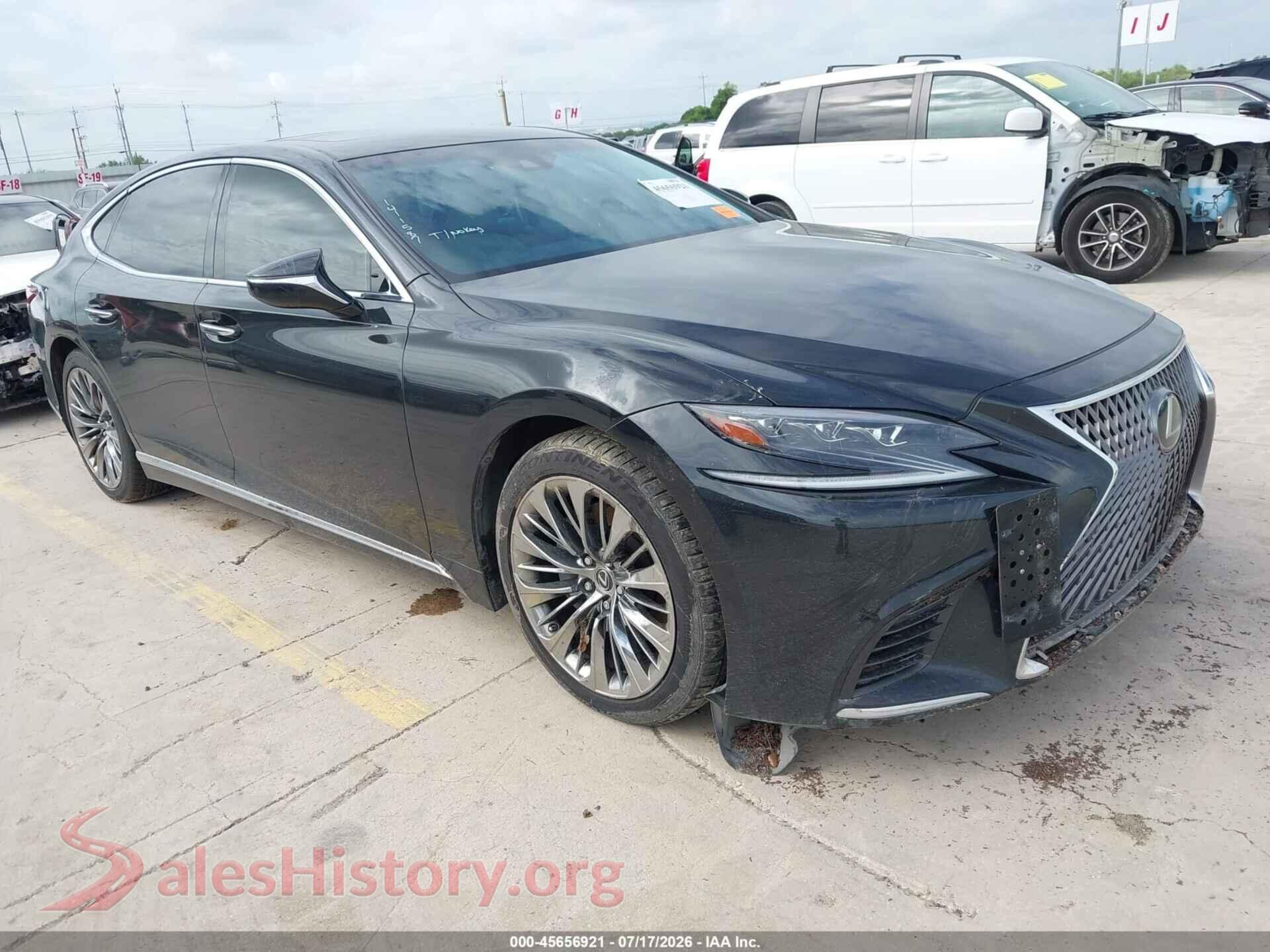 2020 LEXUS LS 500 — VIN JTHD51FF5L5012588