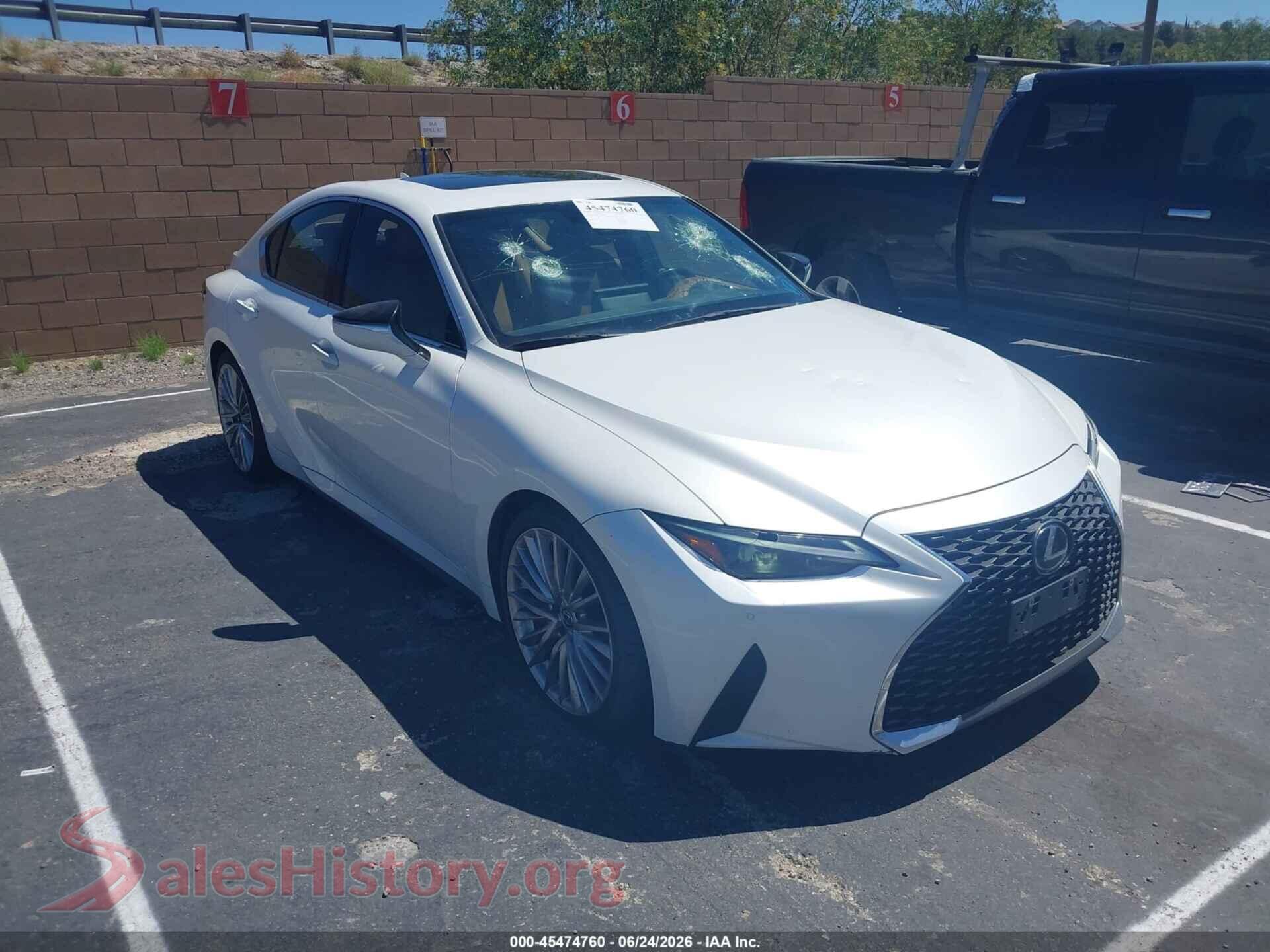 2022 LEXUS IS 300 — VIN JTHDA1D27N5120936