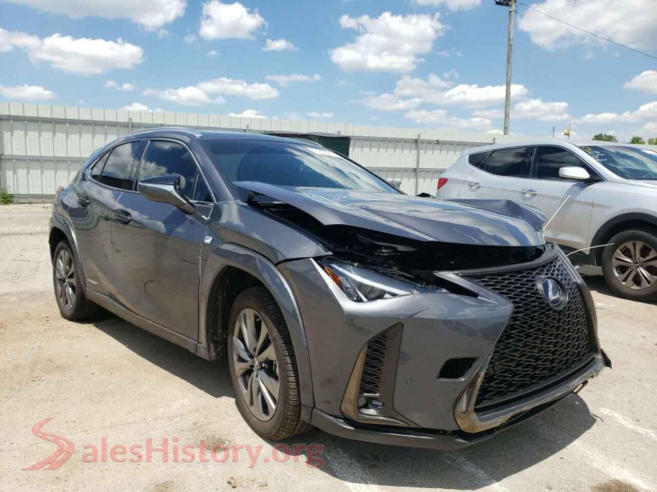 2022 LEXUS UX 250H BA — VIN JTHE9JBH9N2055853