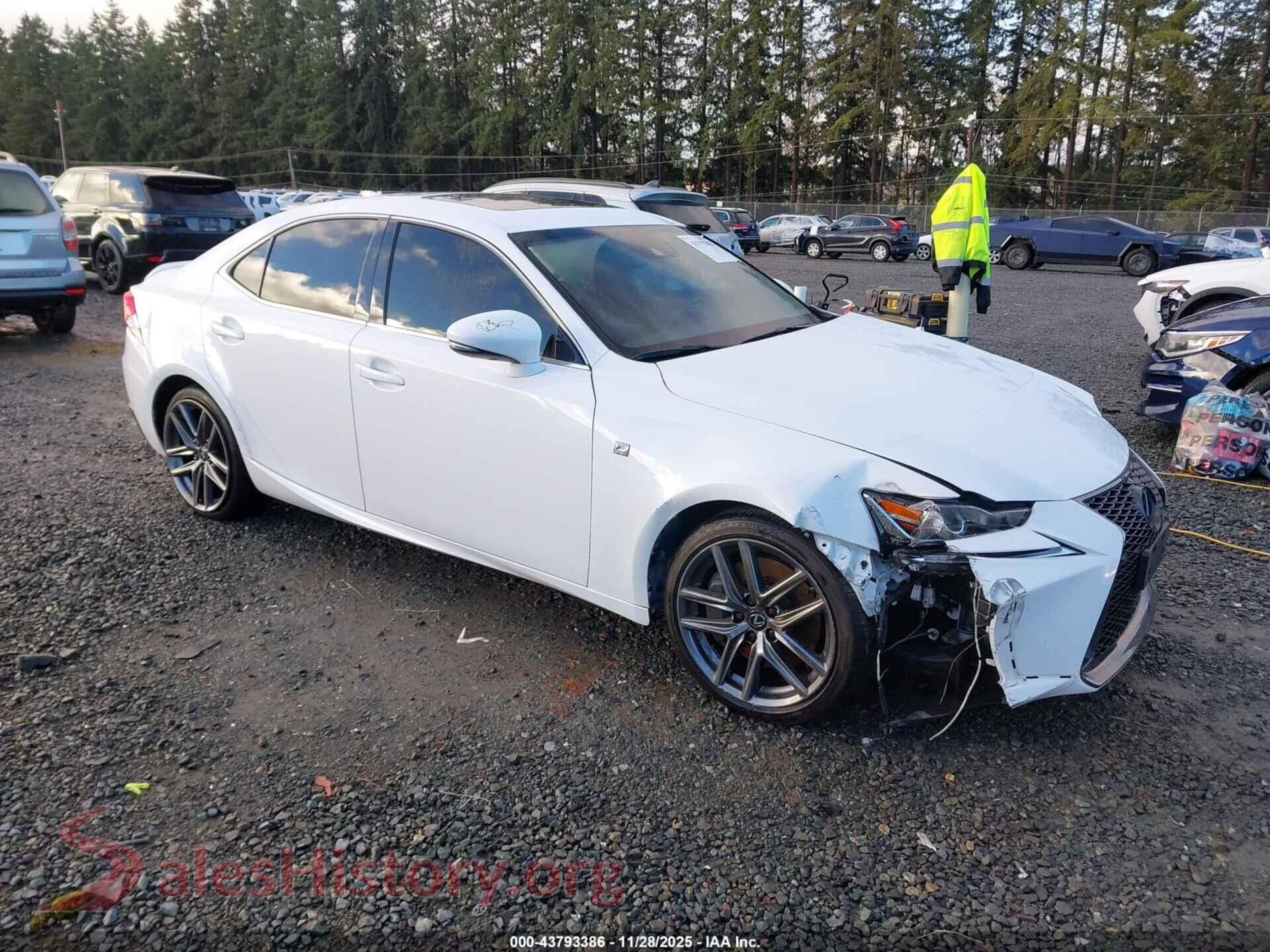 2020 LEXUS IS 350 — VIN JTHGZ1E21L5017979