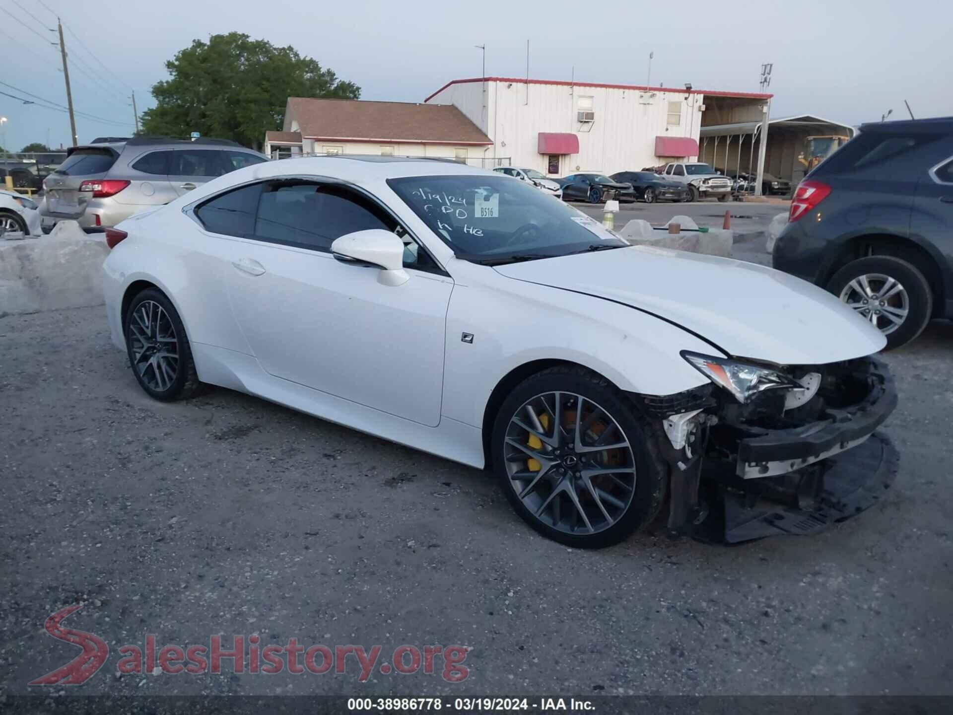 2015 LEXUS RC 350 — VIN JTHHE5BC5F5001440