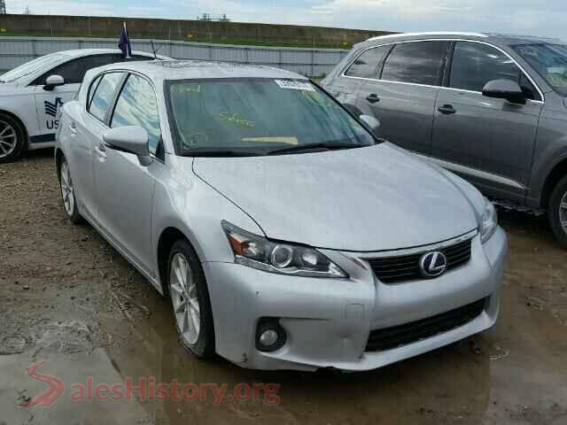 2012 LEXUS CT 200 — VIN JTHKD5BH0C2085684