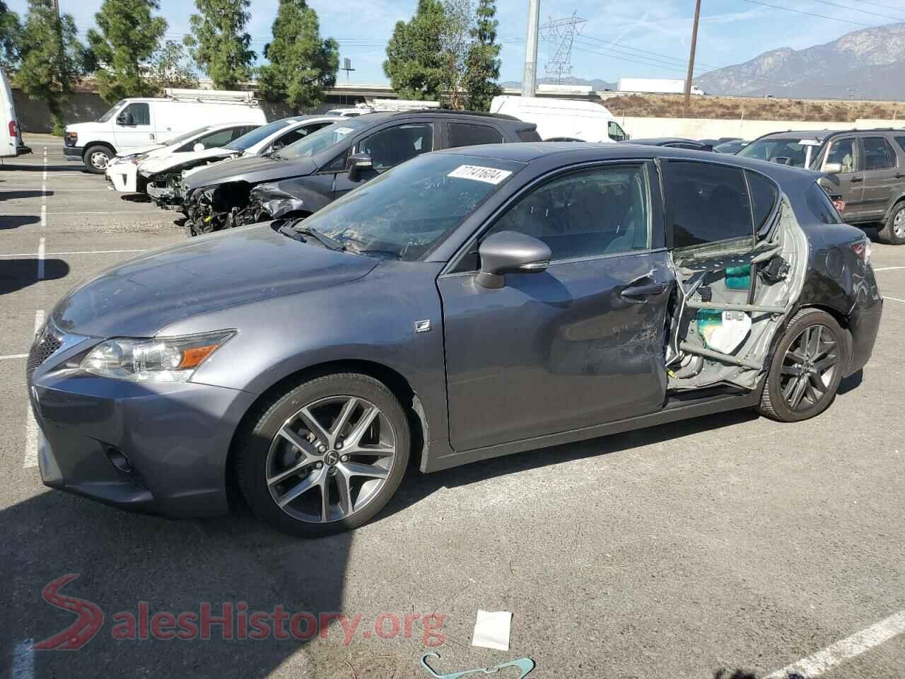 2017 LEXUS CT 200 — VIN JTHKD5BH0H2286184