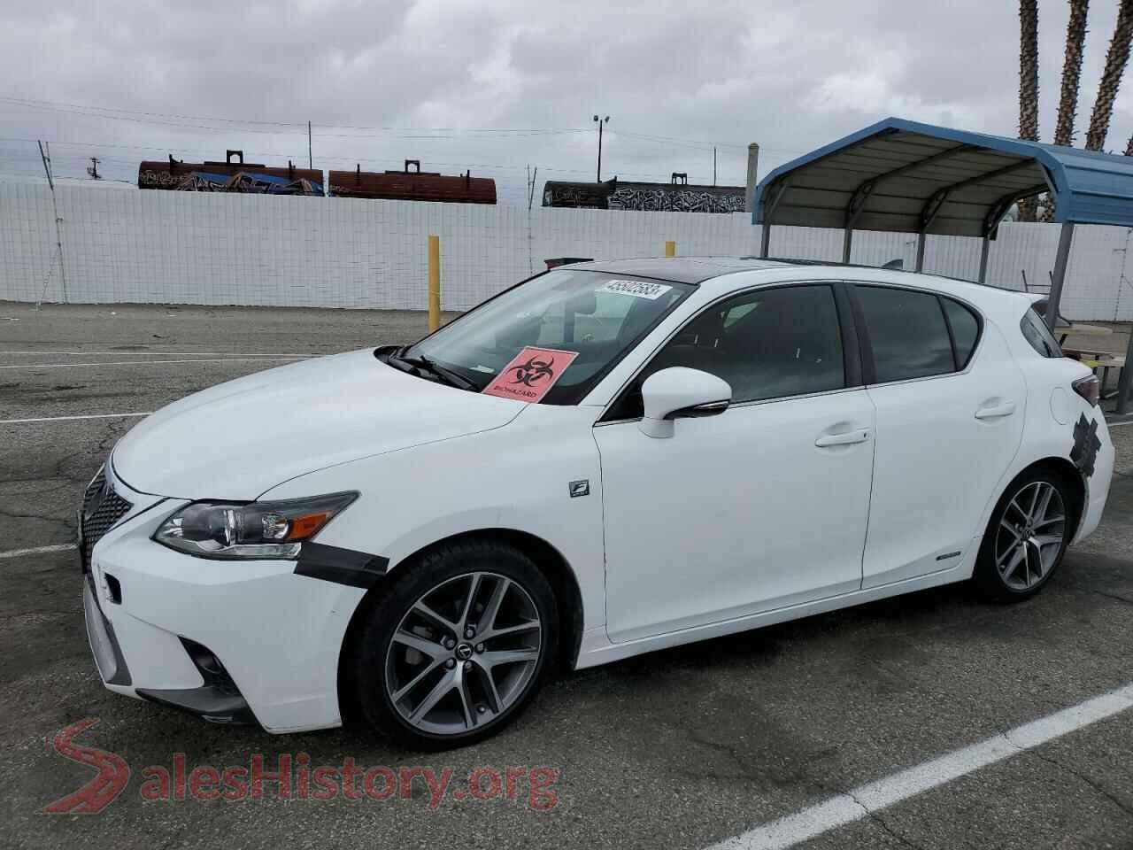 2015 LEXUS CT 200 — VIN JTHKD5BH1F2237878