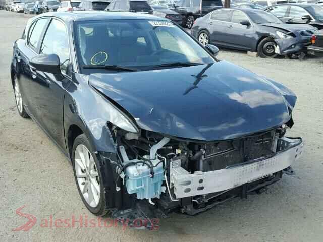 2011 LEXUS CT 200 — VIN JTHKD5BH2B2035321