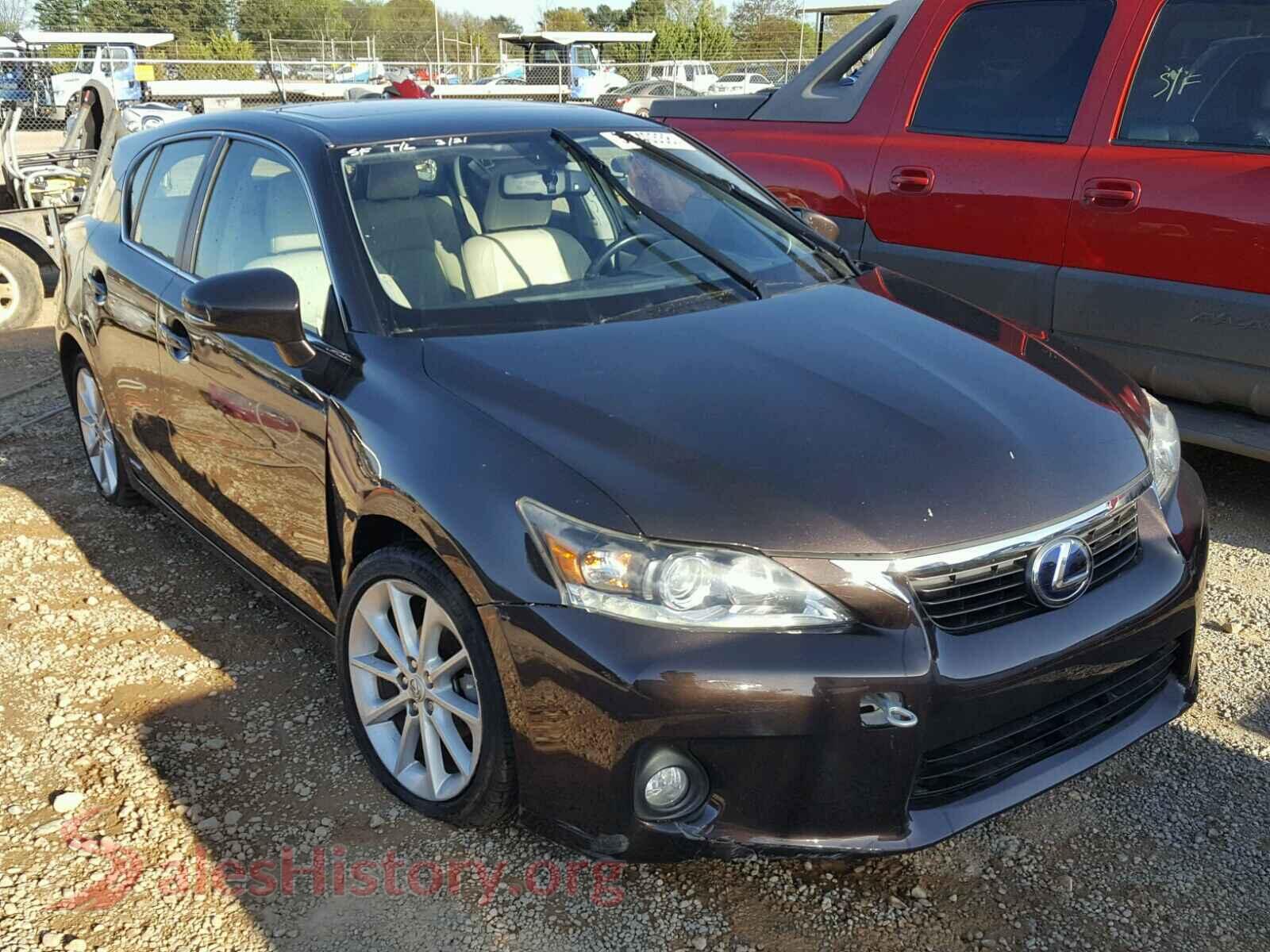 2012 LEXUS CT 200 — VIN JTHKD5BH2C2084651
