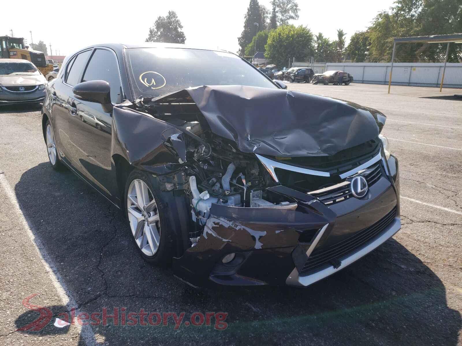 2014 LEXUS CT 200 — VIN JTHKD5BH2E2186227