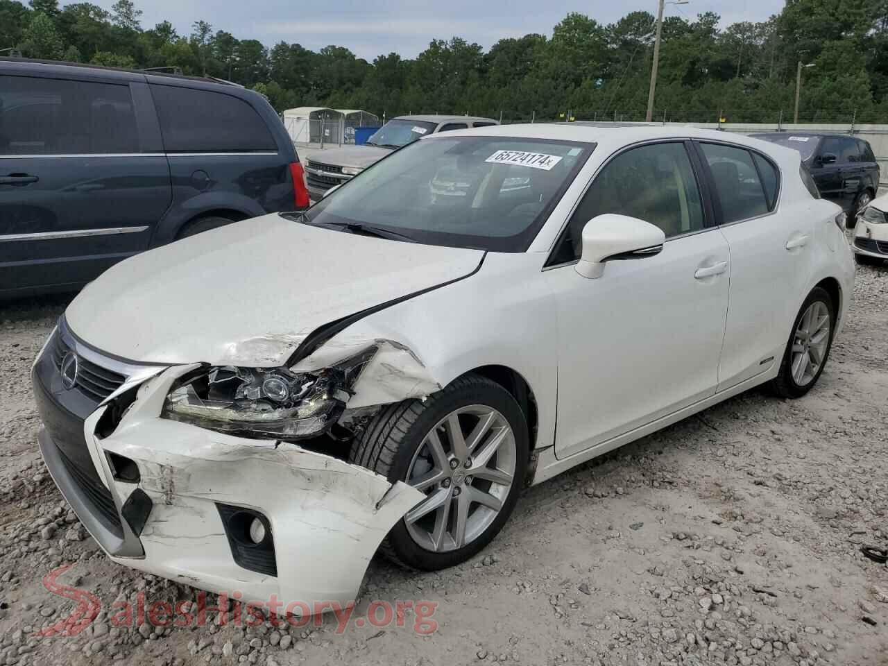 2014 LEXUS CT 200 — VIN JTHKD5BH2E2208839