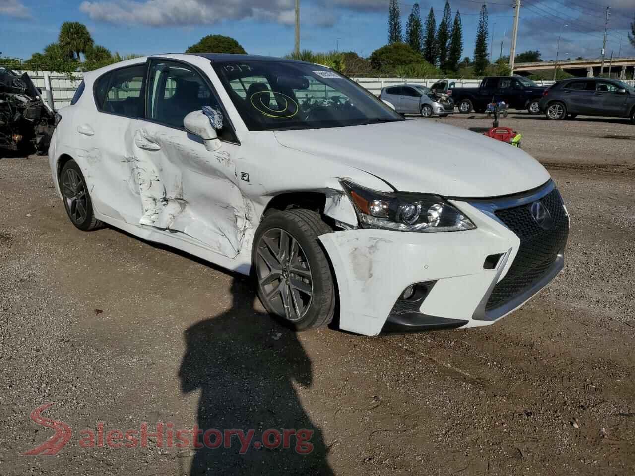 2015 LEXUS CT 200 — VIN JTHKD5BH2F2235265