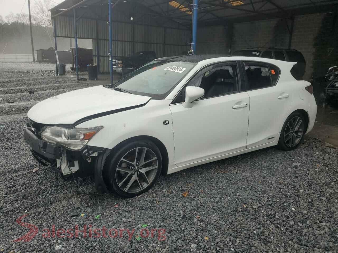 2016 LEXUS CT 200 — VIN JTHKD5BH2G2258272