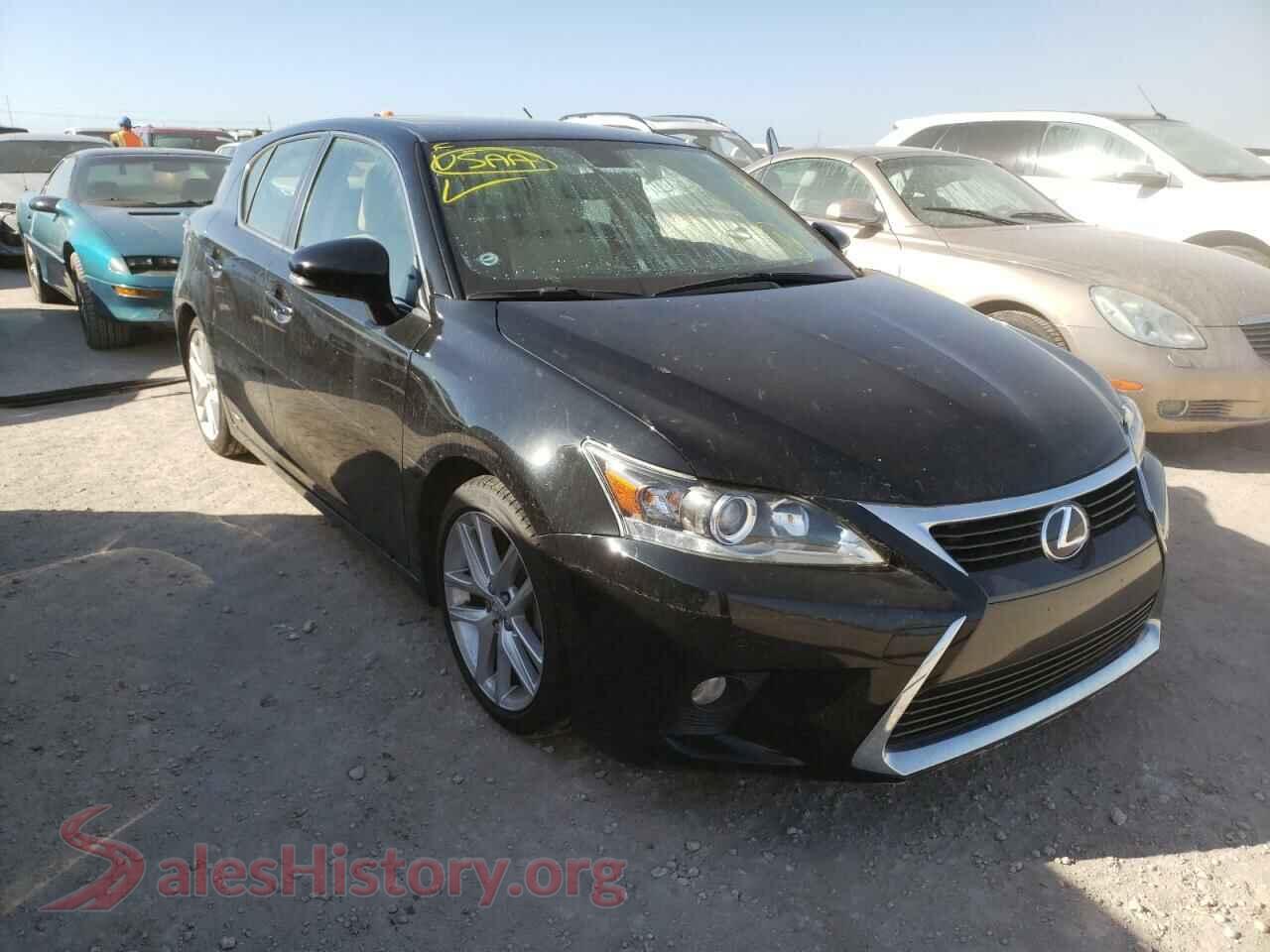 2016 LEXUS CT 200 — VIN JTHKD5BH2G2264301