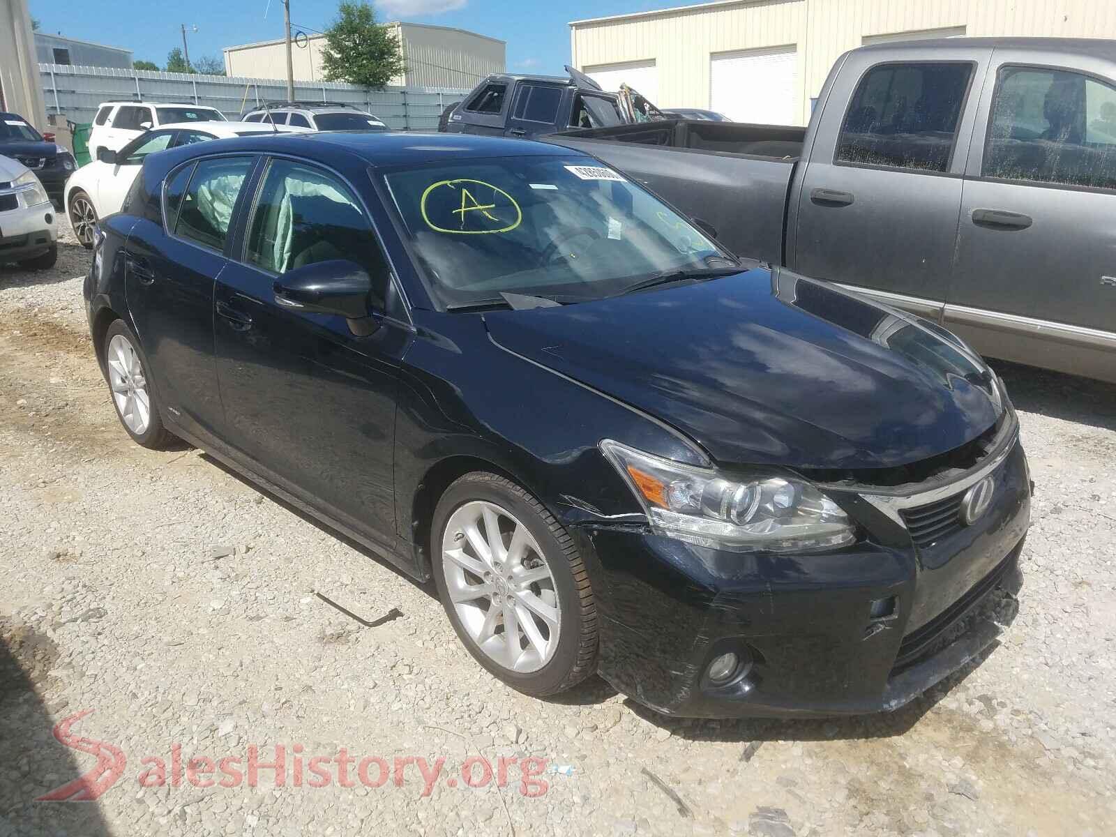 2011 LEXUS CT 200 — VIN JTHKD5BH3B2043153