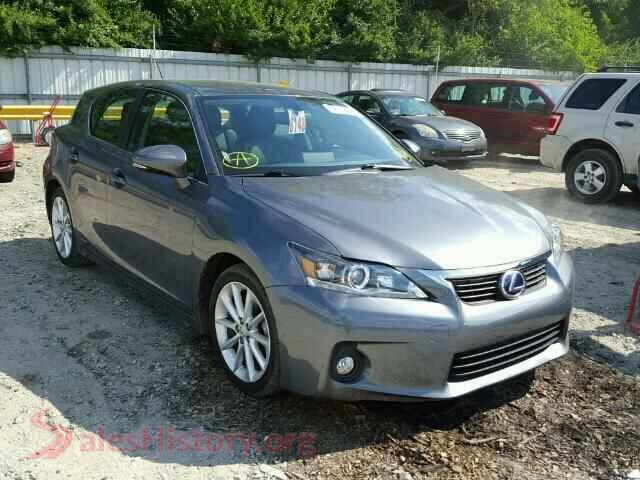 2012 LEXUS CT 200 — VIN JTHKD5BH3C2088644