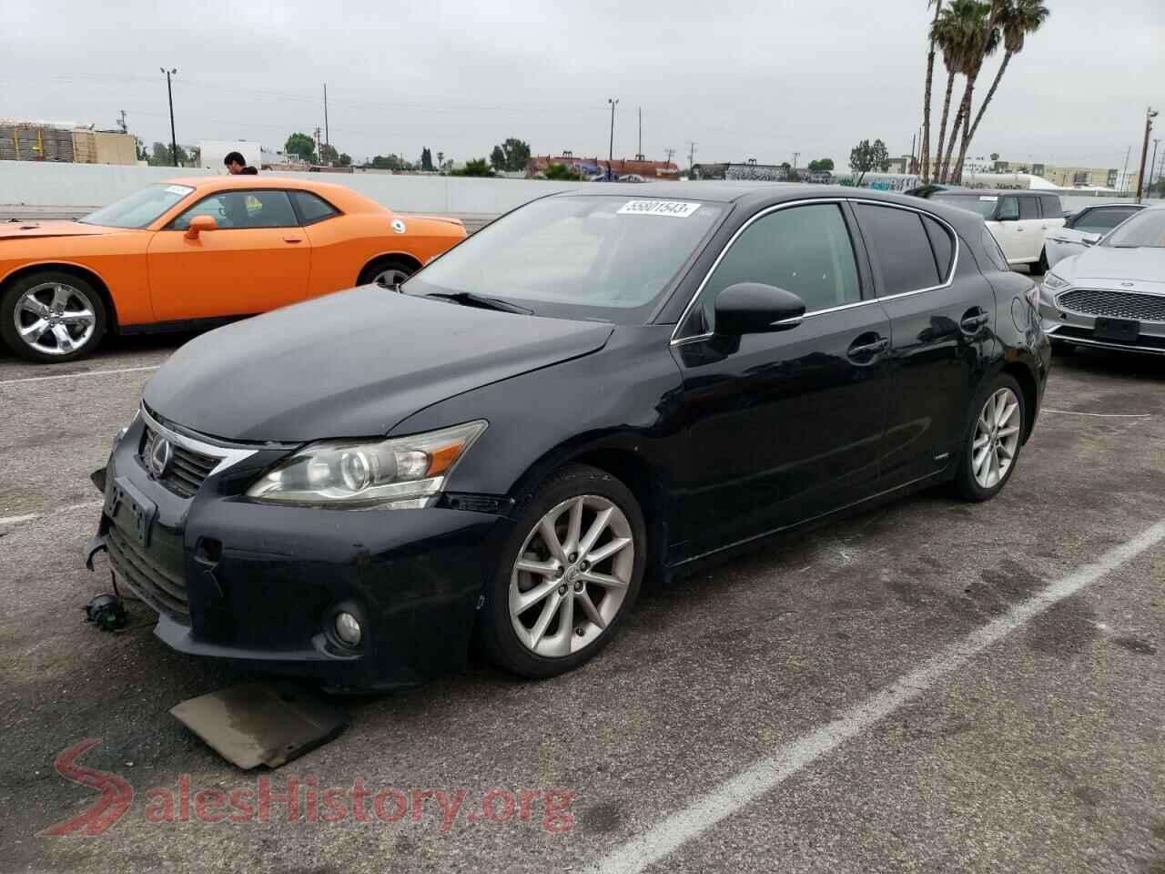 2013 LEXUS CT 200 — VIN JTHKD5BH3D2124690