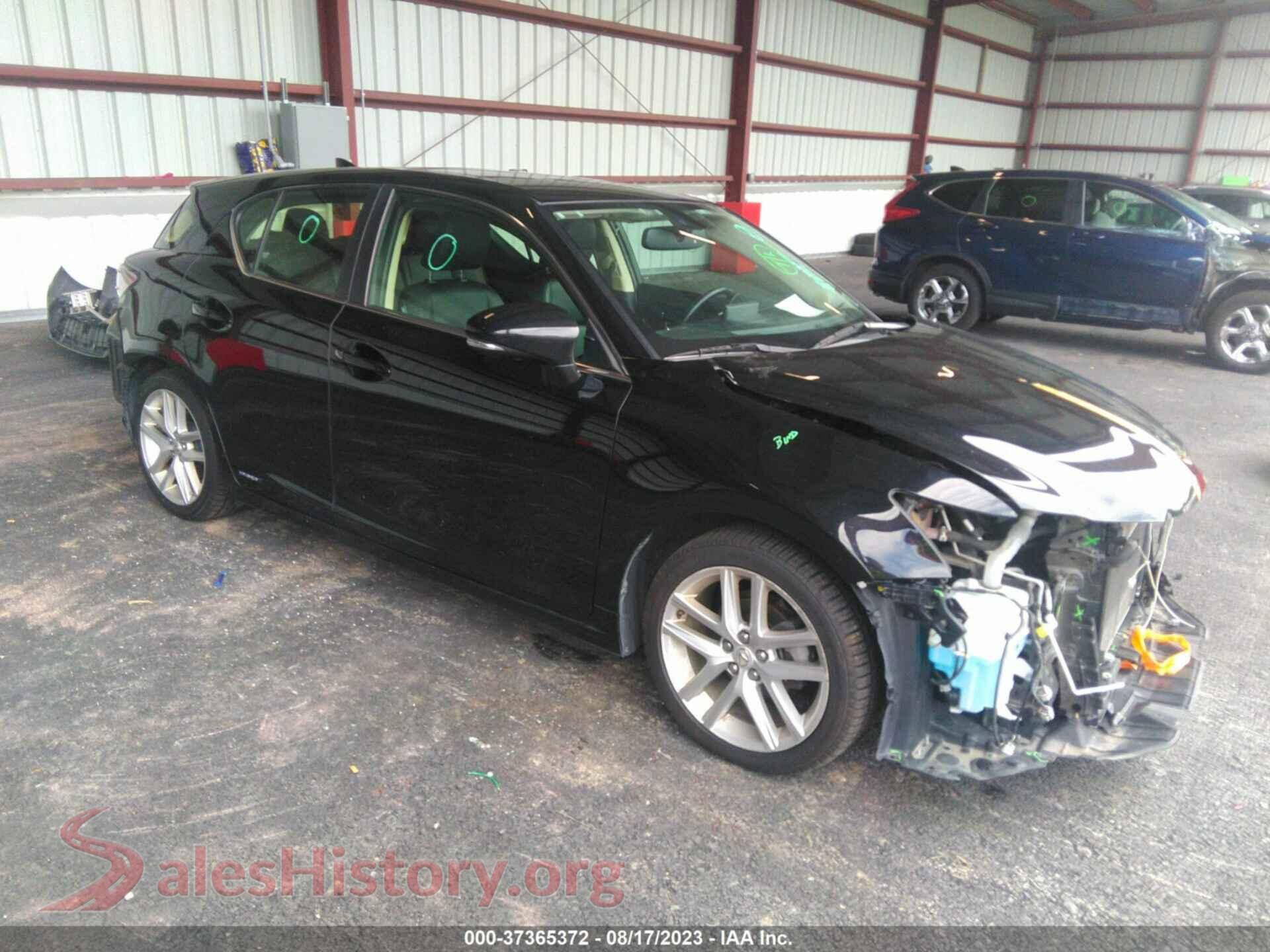 2015 LEXUS CT 200H — VIN JTHKD5BH3F2232536