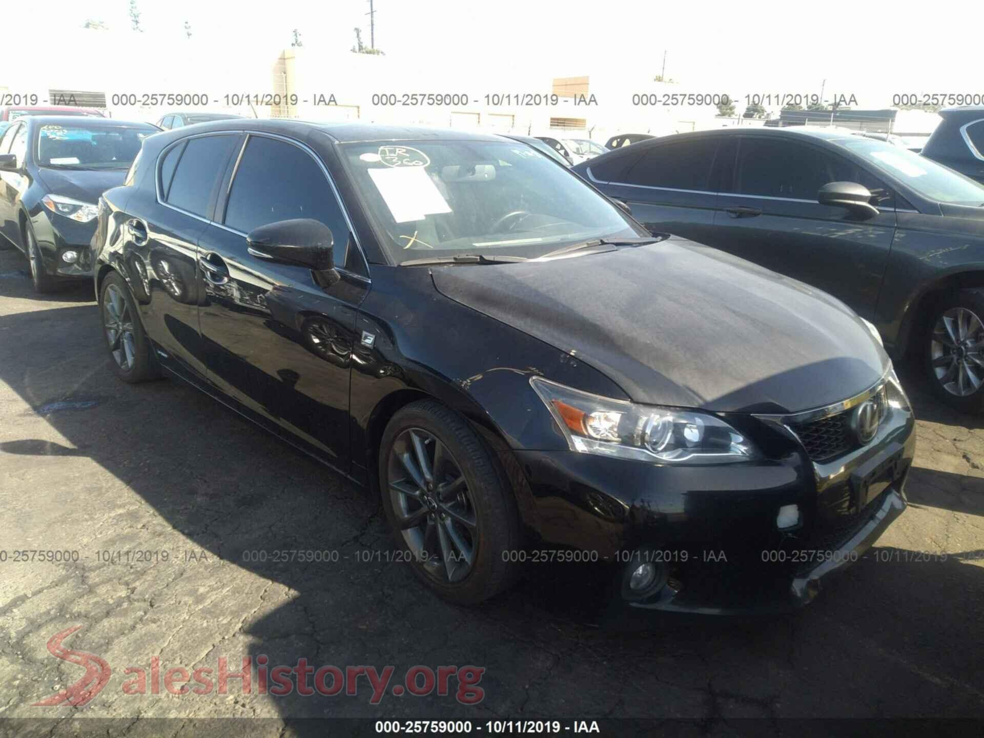 2013 LEXUS CT — VIN JTHKD5BH4D2171971