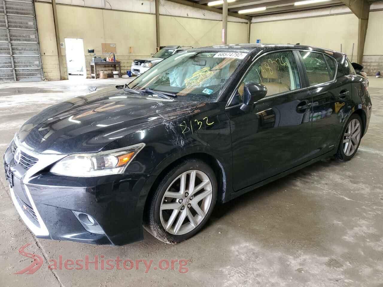 2015 LEXUS CT 200 — VIN JTHKD5BH4F2223229