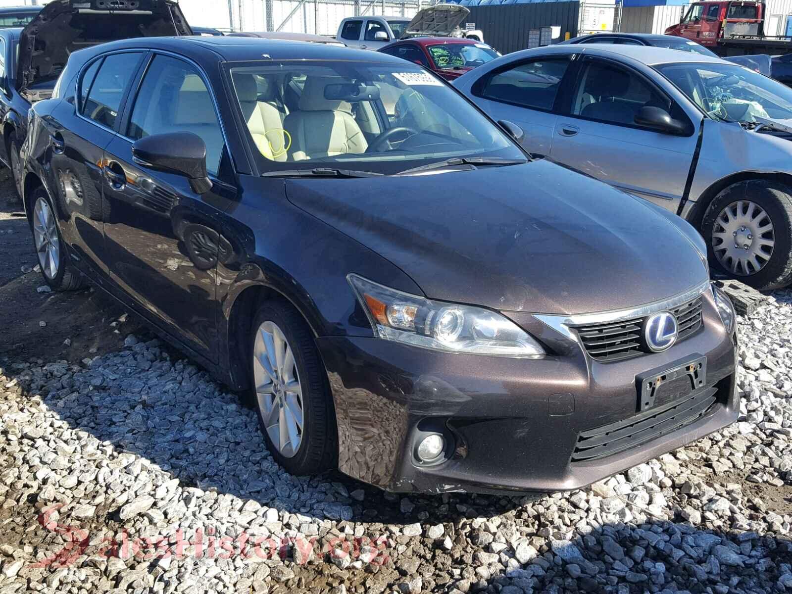2012 LEXUS CT 200 — VIN JTHKD5BH5C2055953