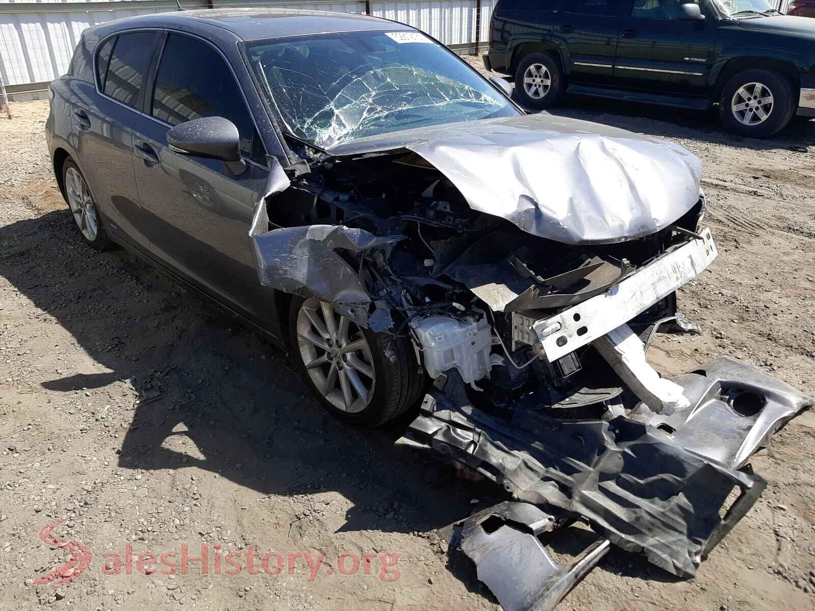 2012 LEXUS CT 200 — VIN JTHKD5BH5C2085339