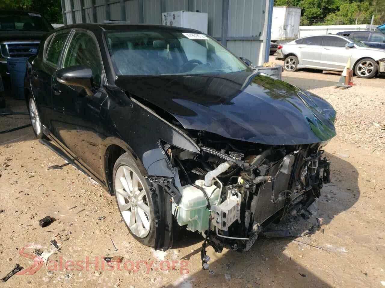 2012 LEXUS CT 200 — VIN JTHKD5BH5C2101474
