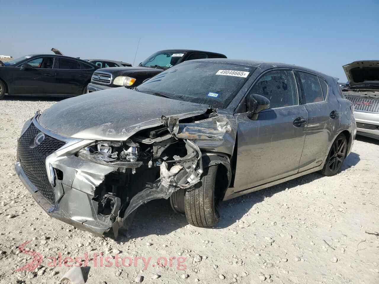 2016 LEXUS CT 200 — VIN JTHKD5BH5G2271615