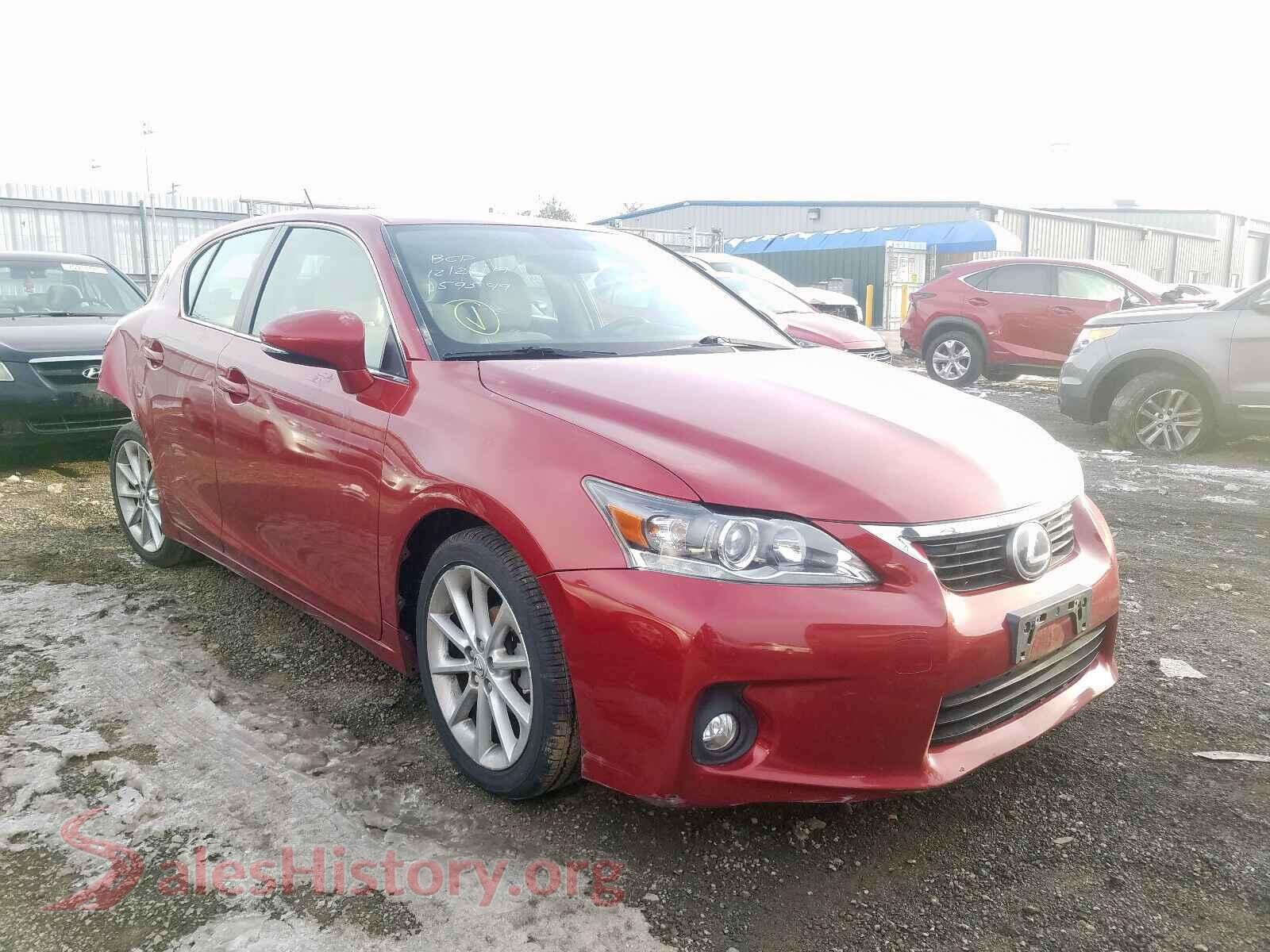 2012 LEXUS CT 200 — VIN JTHKD5BH6C2113892