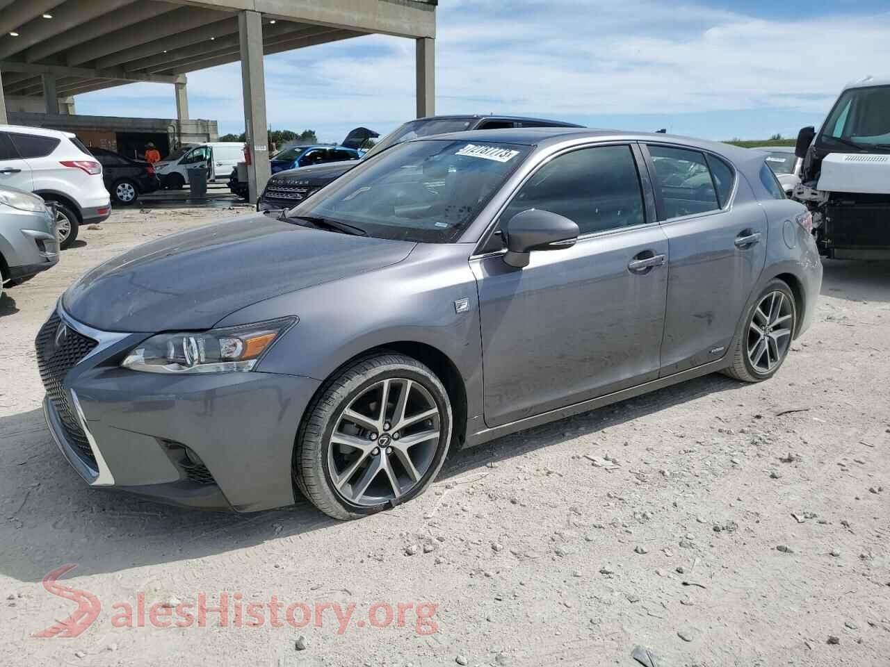 2017 LEXUS CT 200 — VIN JTHKD5BH6H2284620