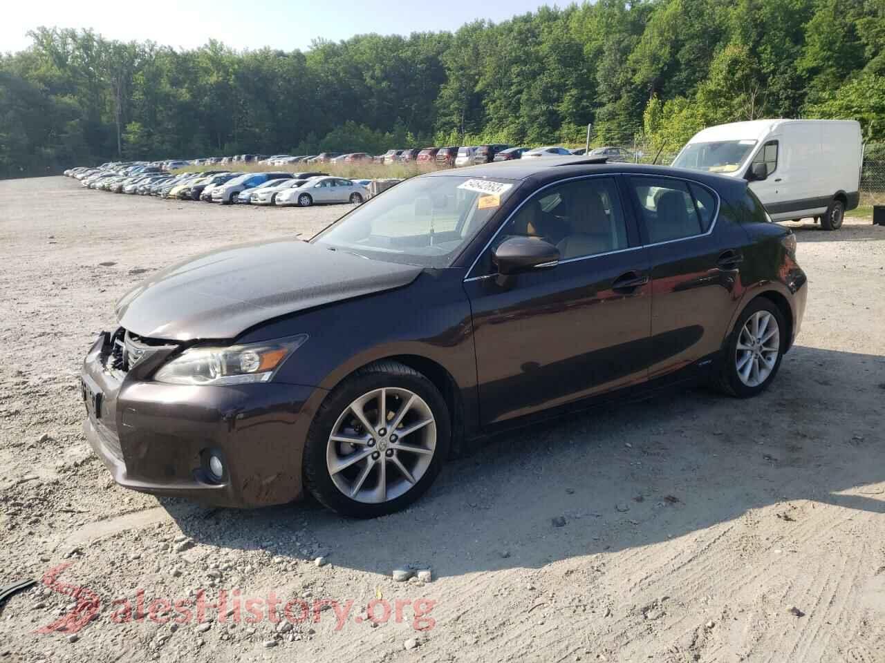 2012 LEXUS CT 200 — VIN JTHKD5BH7C2078702