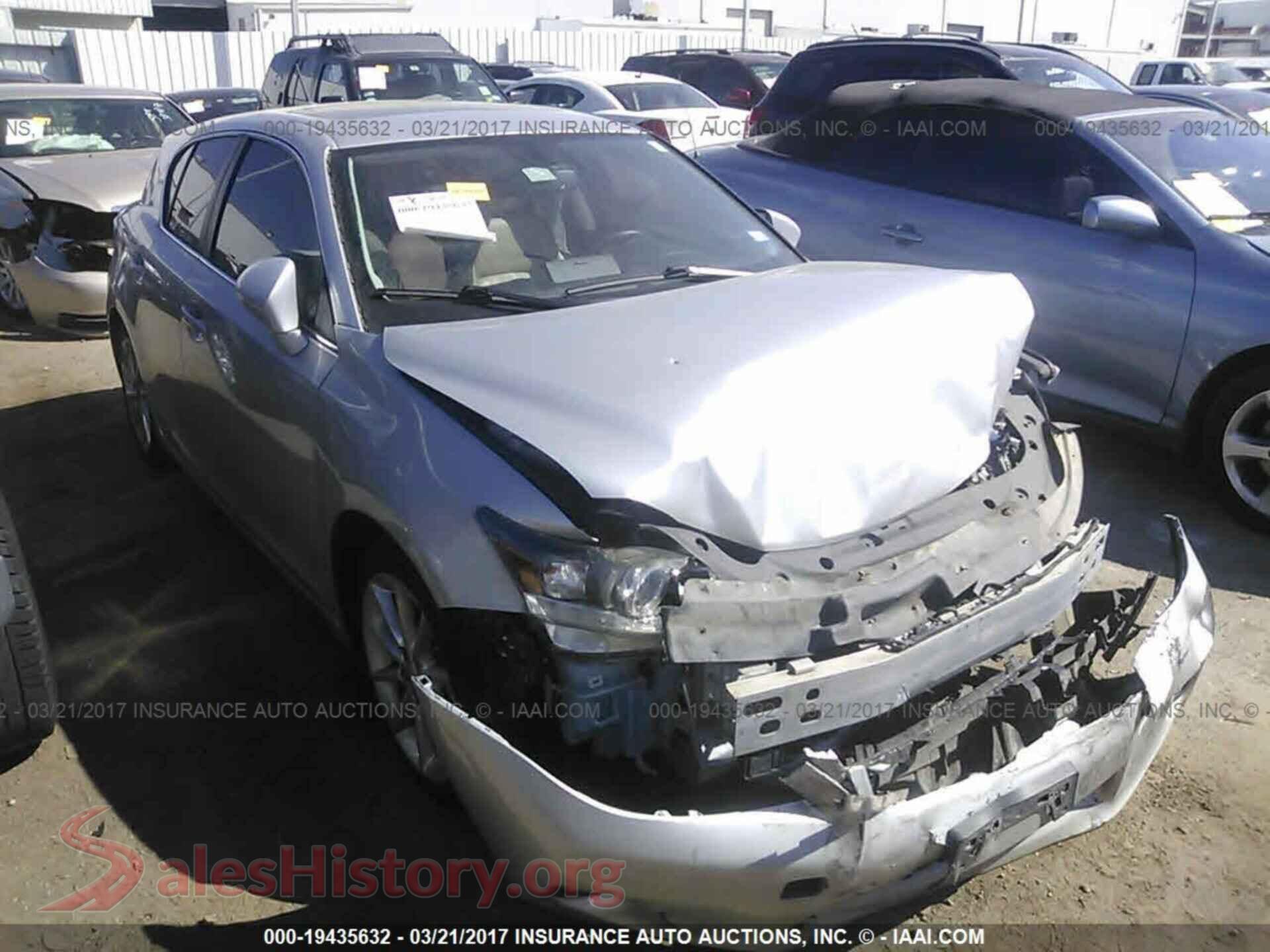 2012 Lexus Ct — VIN JTHKD5BH7C2081342