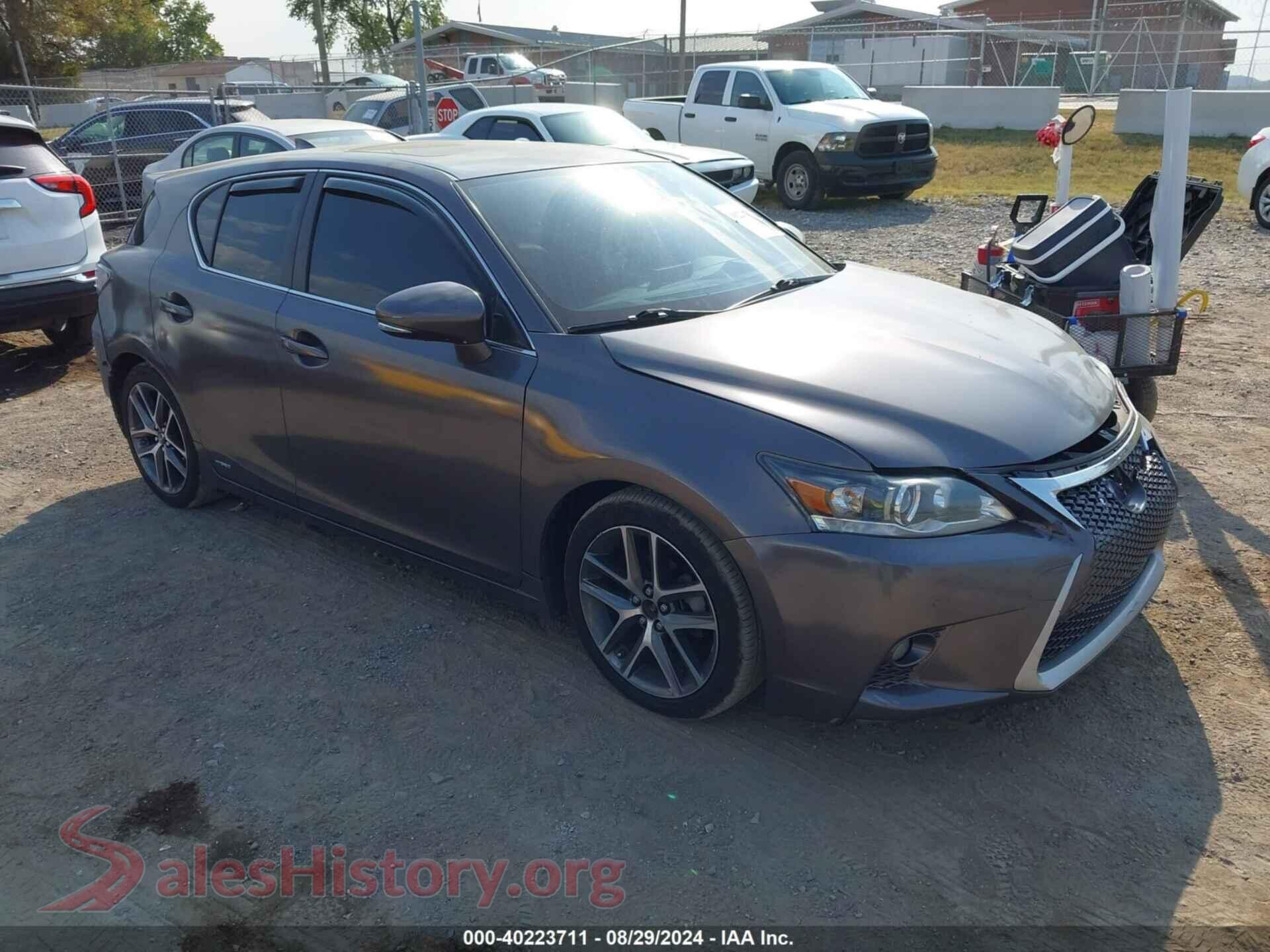 2015 LEXUS CT 200H — VIN JTHKD5BH7F2235181