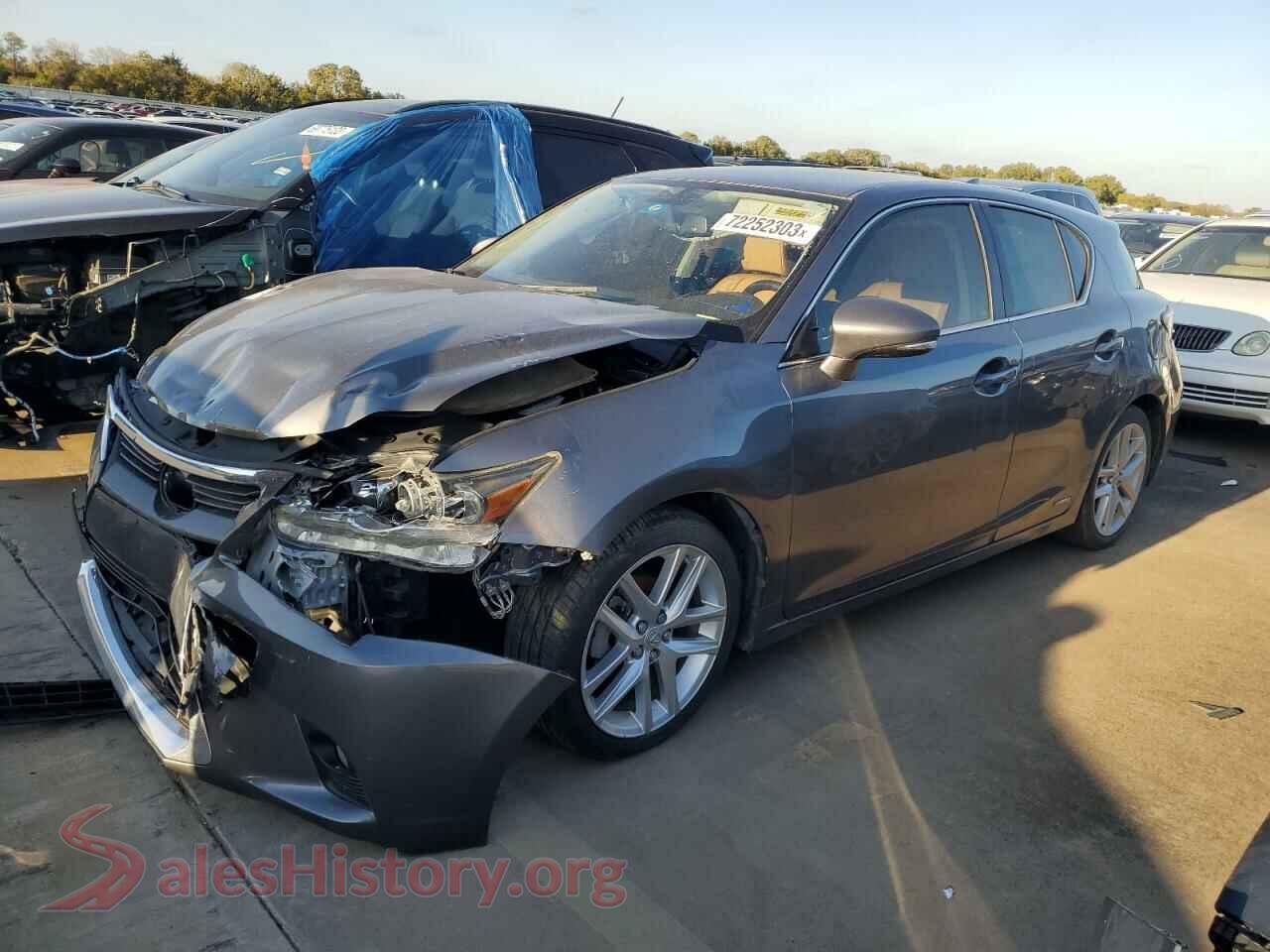 2016 LEXUS CT 200 — VIN JTHKD5BH7G2250975