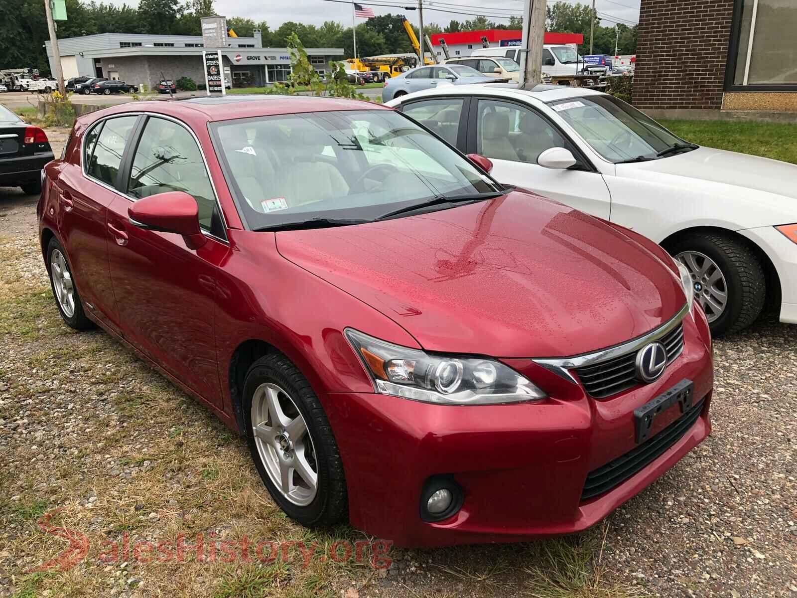 2012 LEXUS CT 200 — VIN JTHKD5BH8C2050732
