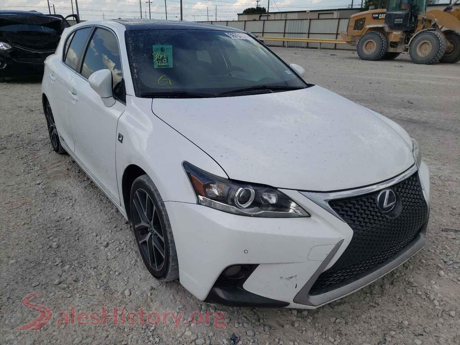 2014 LEXUS CT 200 — VIN JTHKD5BH8E2202415