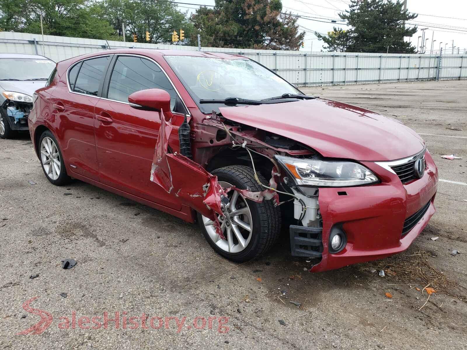 2011 LEXUS CT 200 — VIN JTHKD5BH9B2000565
