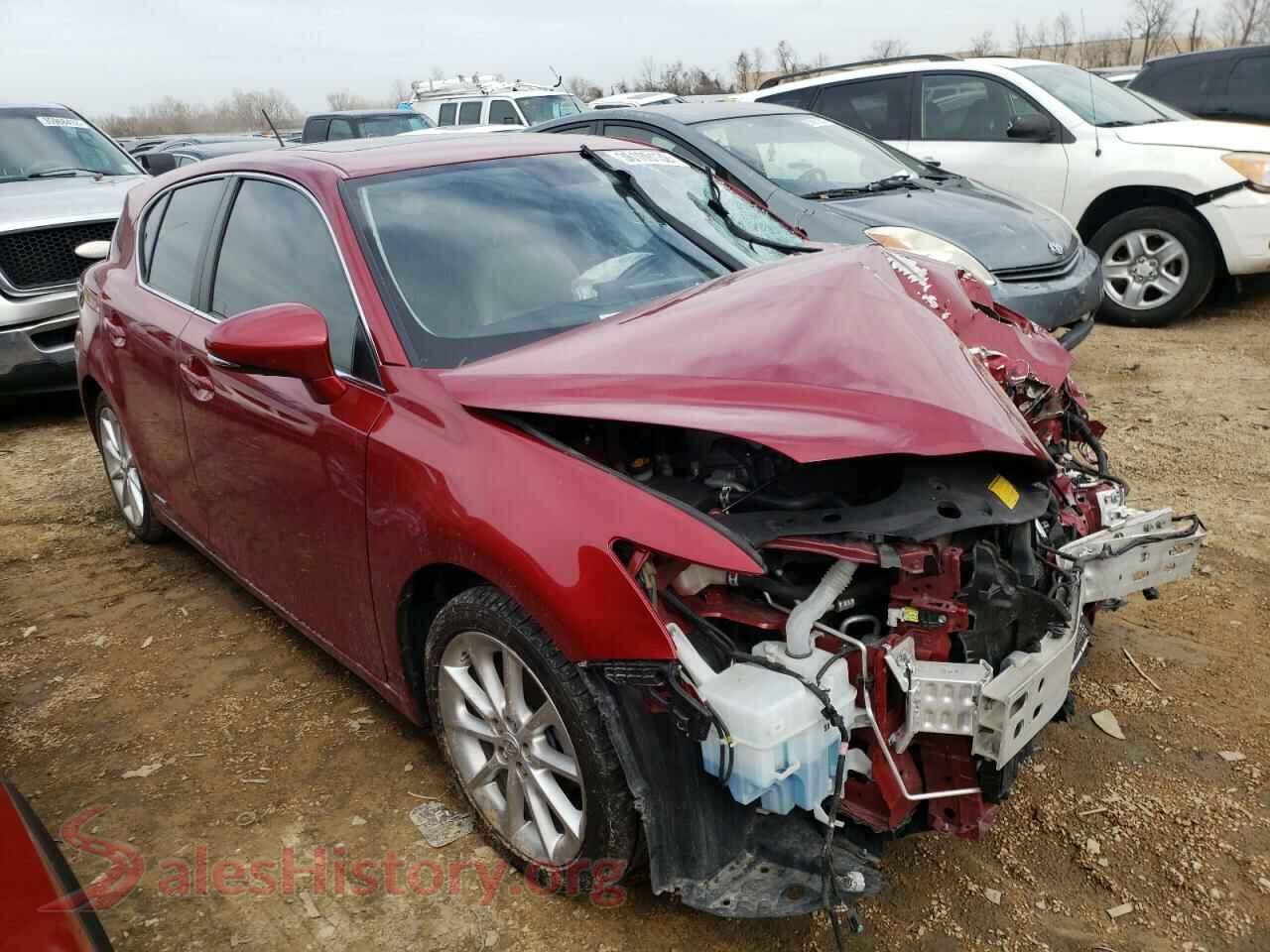 2012 LEXUS CT 200 — VIN JTHKD5BH9C2089913