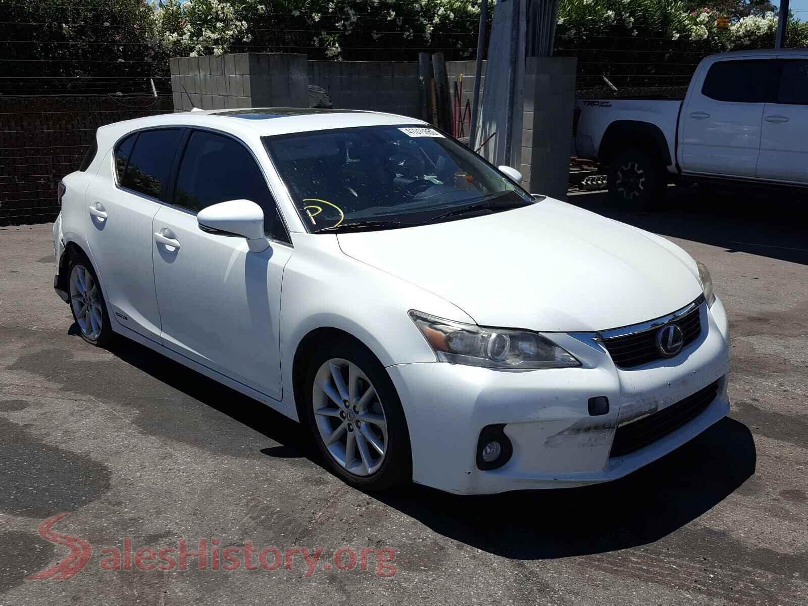 2012 LEXUS CT 200 — VIN JTHKD5BH9C2121694