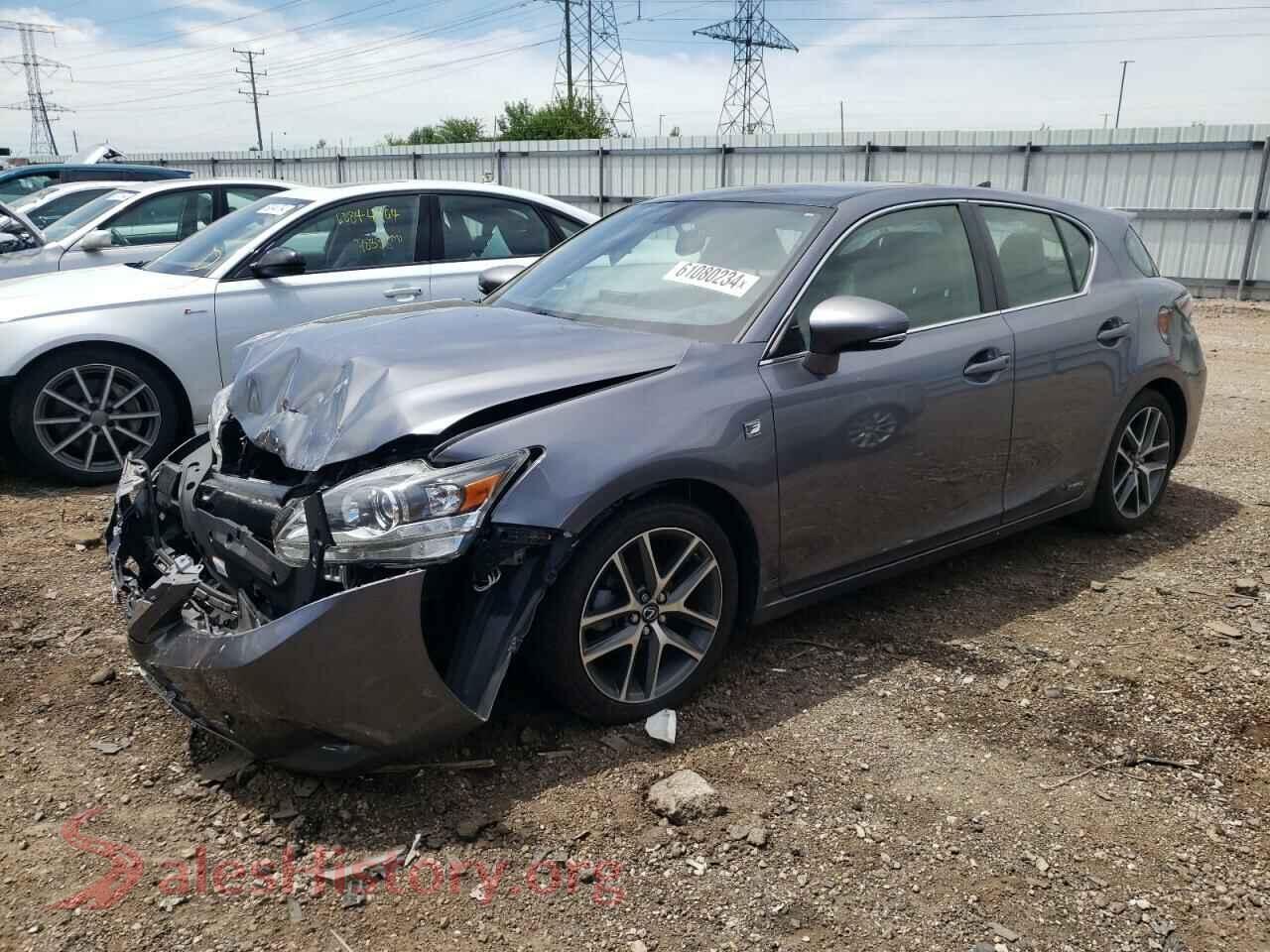 2016 LEXUS CT 200 — VIN JTHKD5BH9G2256700
