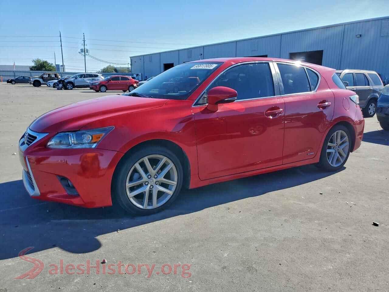 2015 LEXUS CT 200 — VIN JTHKD5BHXF2215670