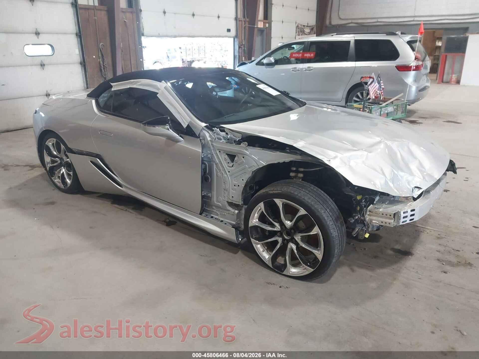 2021 LEXUS LC 500 — VIN JTHKPAAY1MA103859