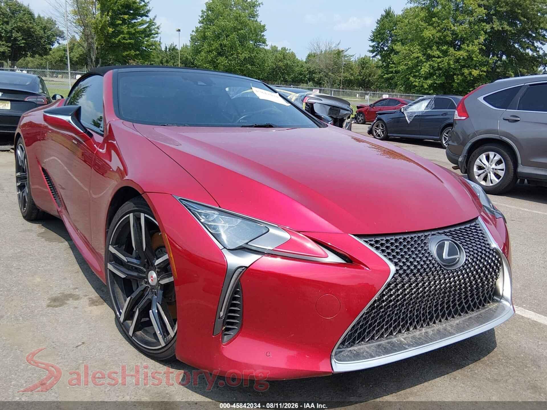2021 LEXUS LC 500 — VIN JTHKPAAY9MA102703