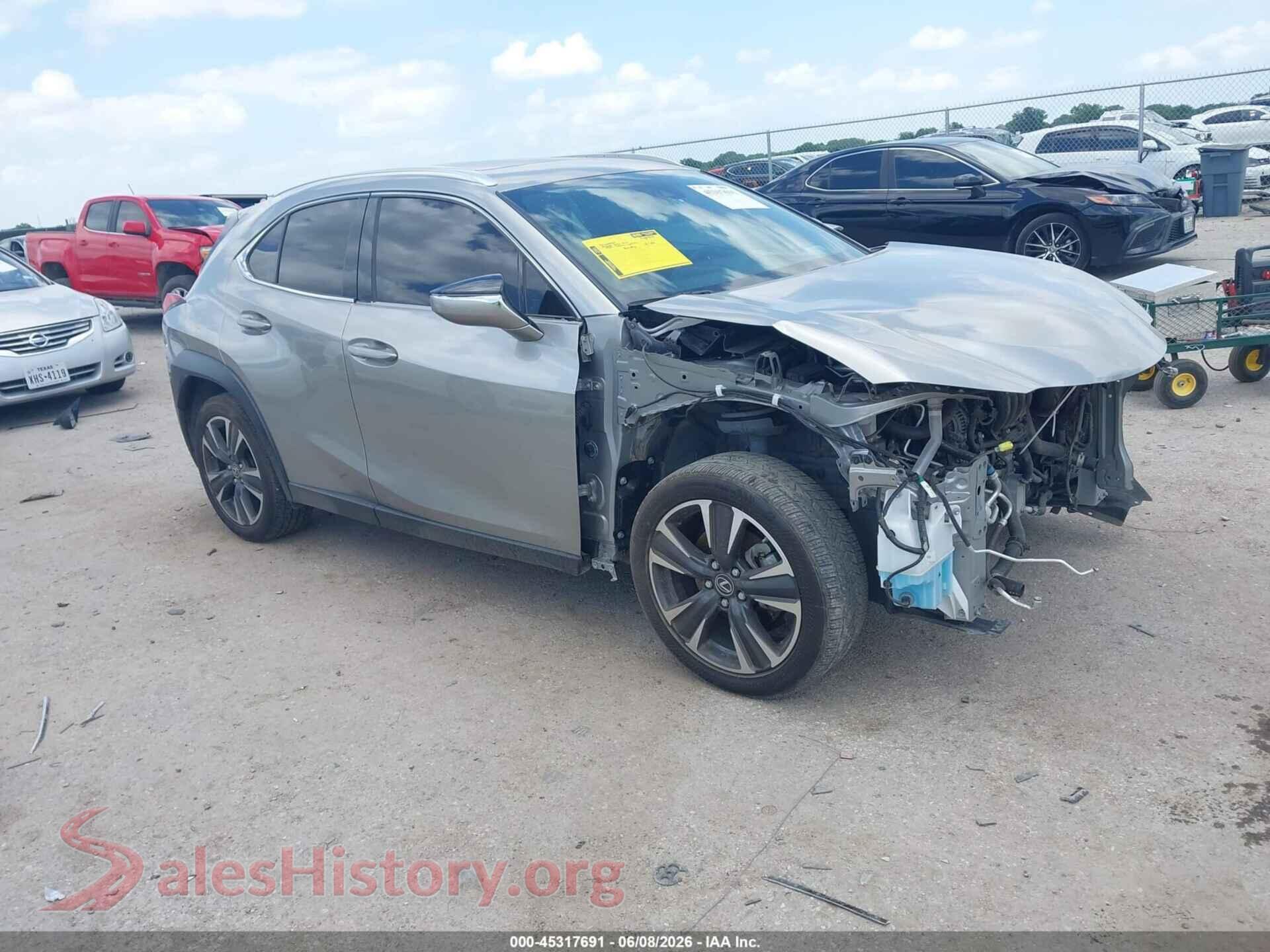 2021 LEXUS UX 200 — VIN JTHP3JBH8M2043217