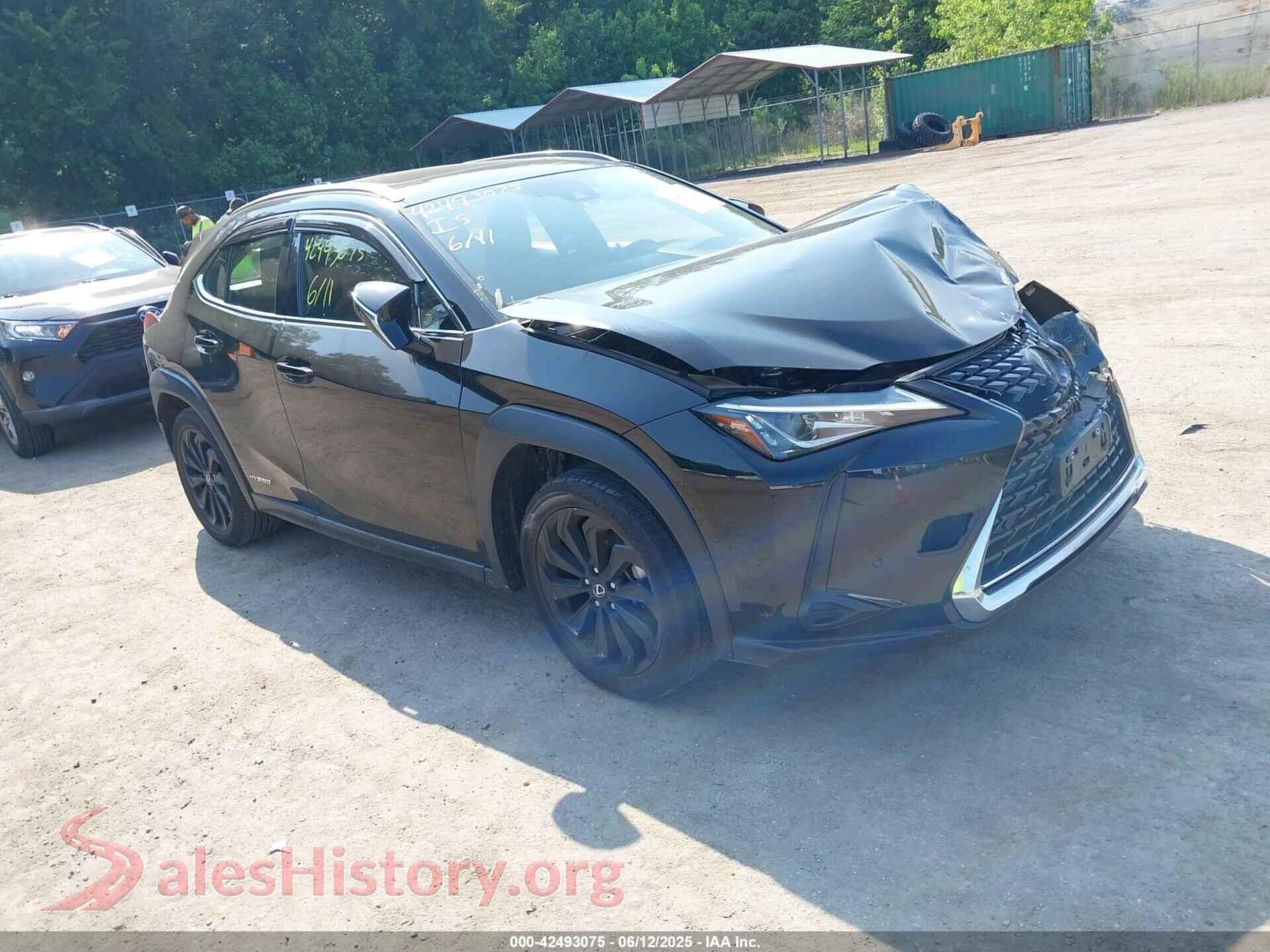 2021 LEXUS UX 250H — VIN JTHP9JBH2M2045897