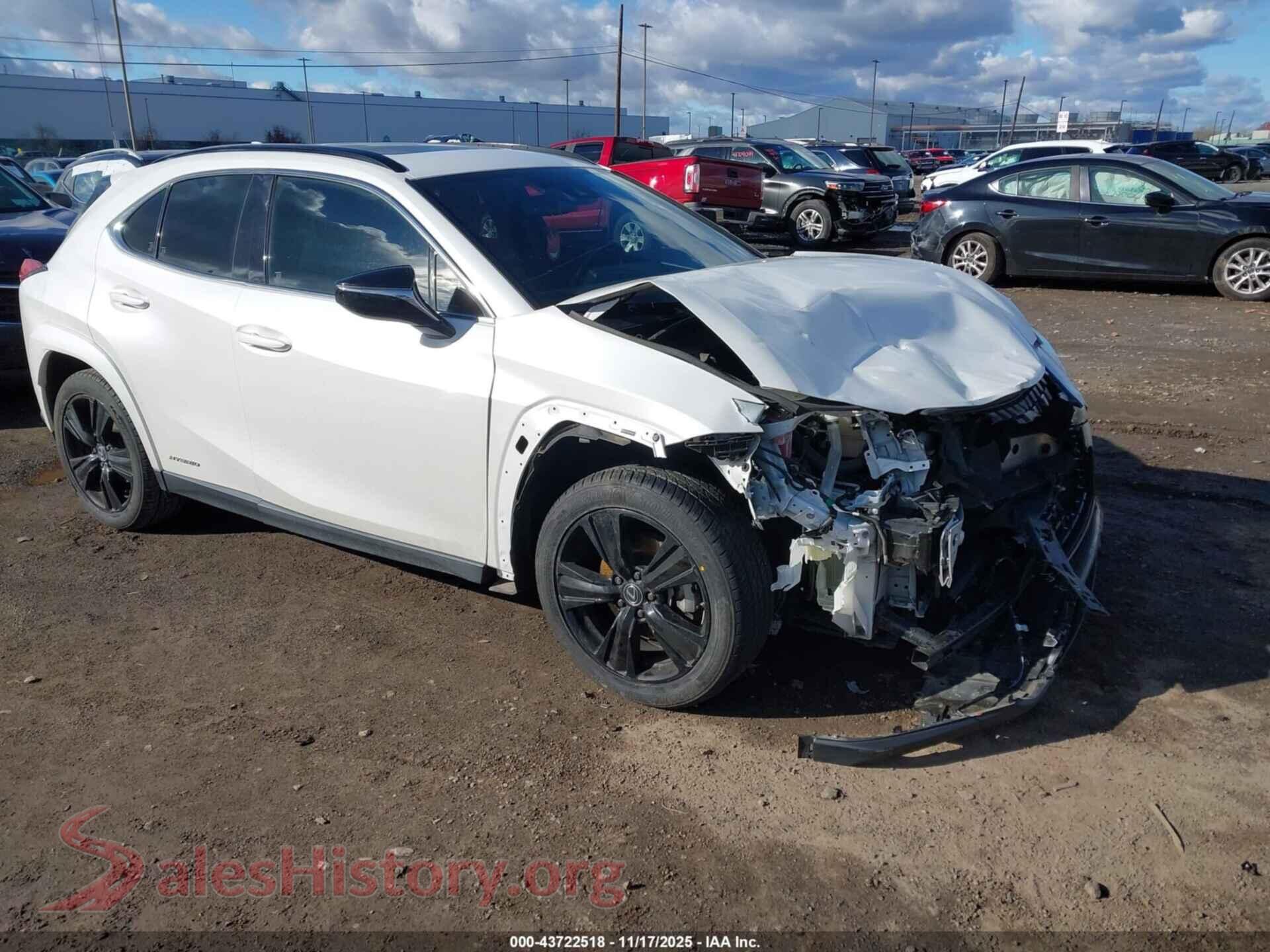 2021 LEXUS UX 250H — VIN JTHP9JBH3M2048727
