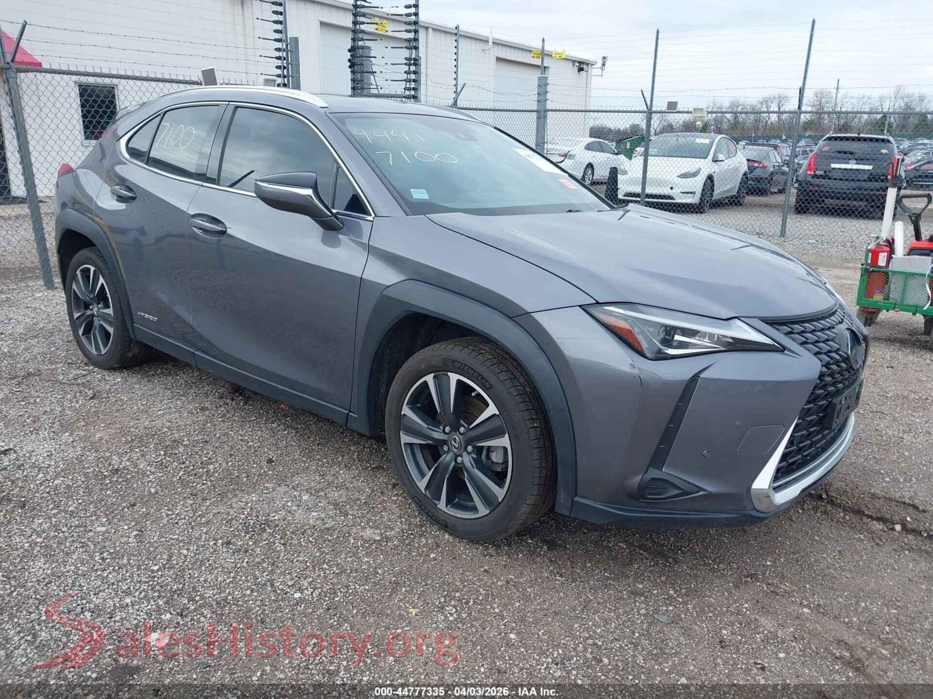 2021 LEXUS UX 250H — VIN JTHP9JBH4M2045562